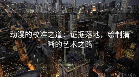 动漫的校准之道：证据落地，绘制清晰的艺术之路