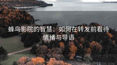 蜂鸟影院的智慧：如何在转发前看待情绪与导语