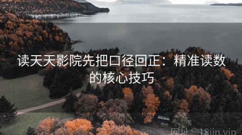读天天影院先把口径回正：精准读数的核心技巧