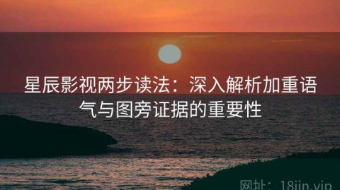 星辰影视两步读法：深入解析加重语气与图旁证据的重要性